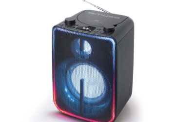 MUSE M-1810 DJ: la discoteca portátil que llena de música y color cualquier jornada